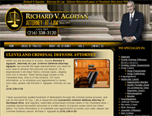 Tablet Screenshot of cleveland-defense-attorney.com